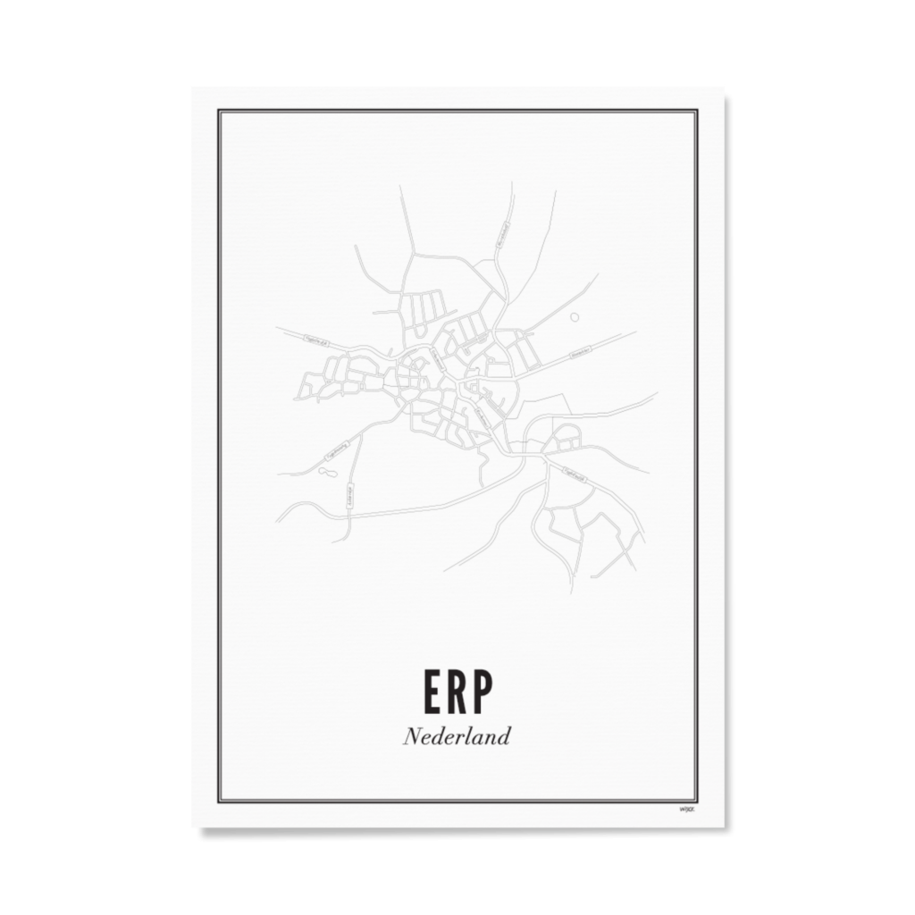 Poster van Erp - Stad | WIJCK. 