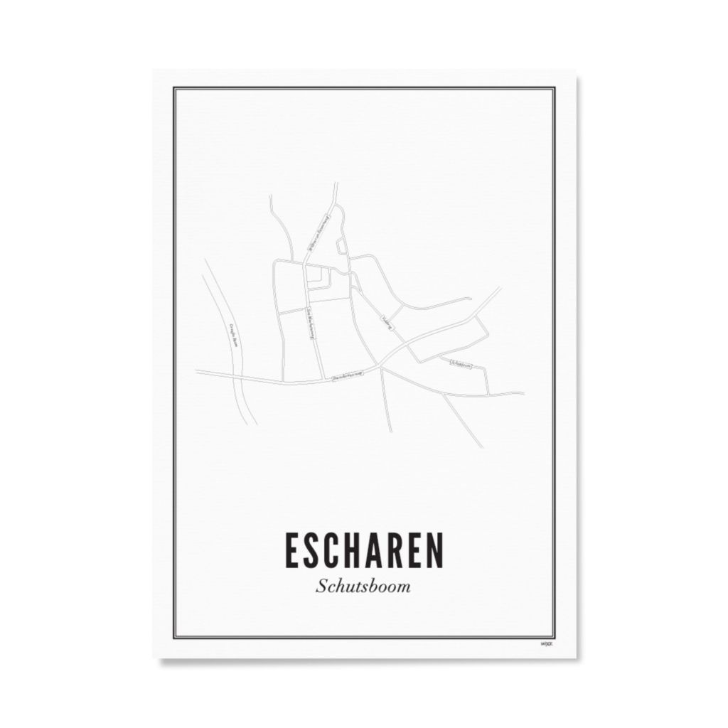 Poster von Escharen - Stadt | WIJCK.