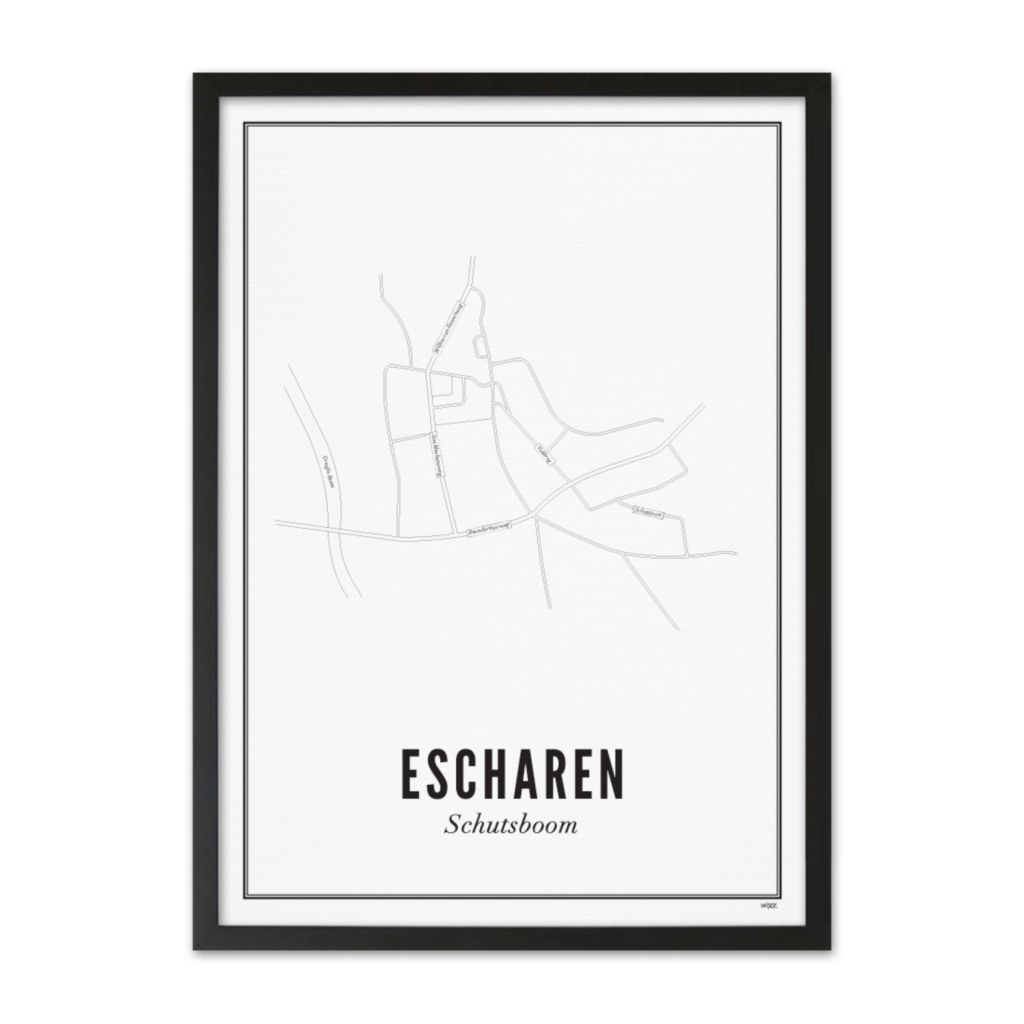 Poster von Escharen - Stadt | WIJCK.