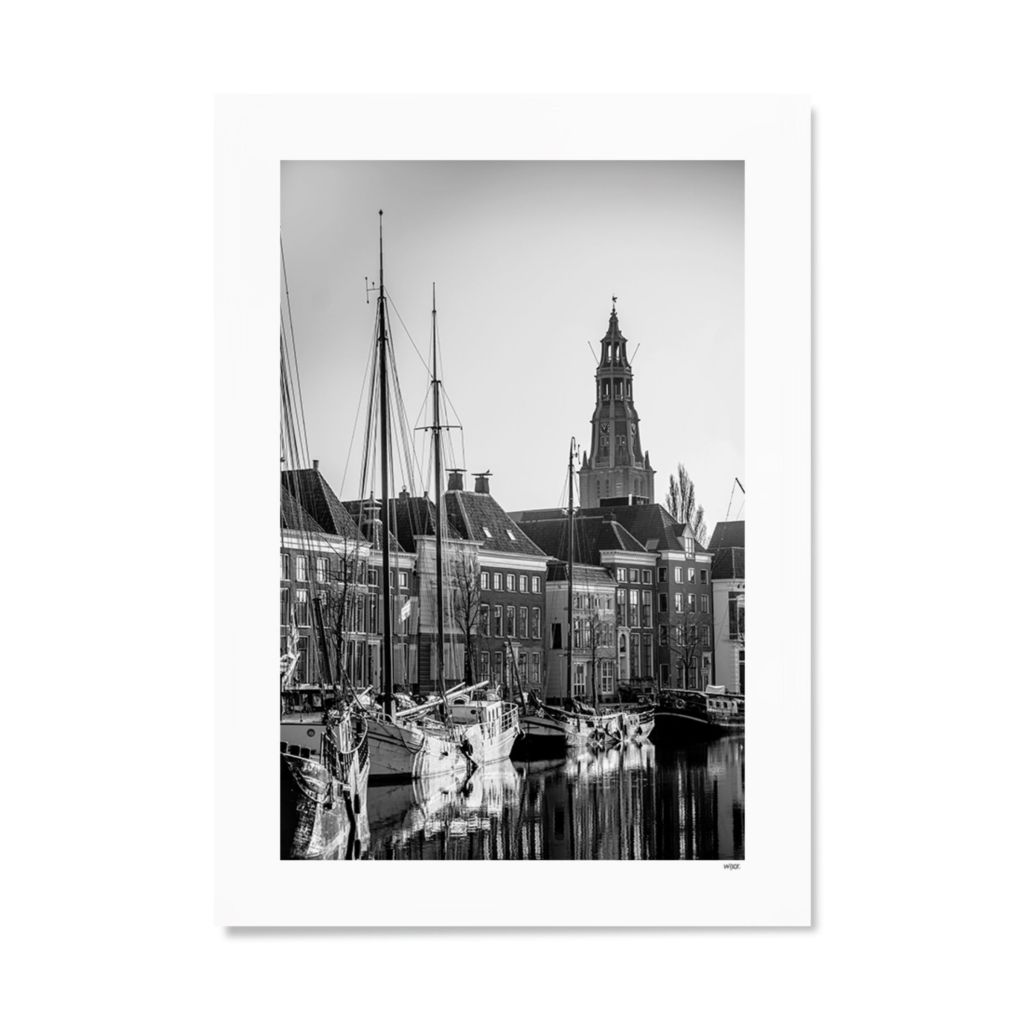 Poster von Groningen - Hoge der A | WIJCK.