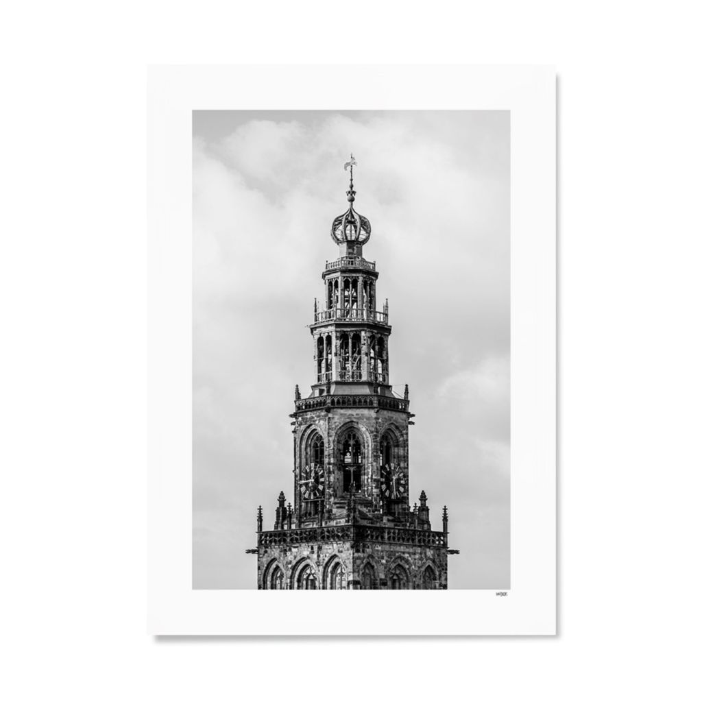 Poster van Groningen - Martinitoren | WIJCK.