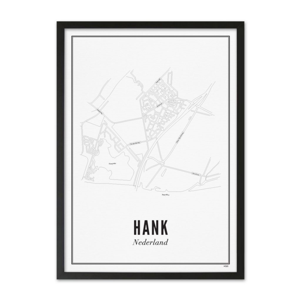 Poster van Hank - Stad | WIJCK. 