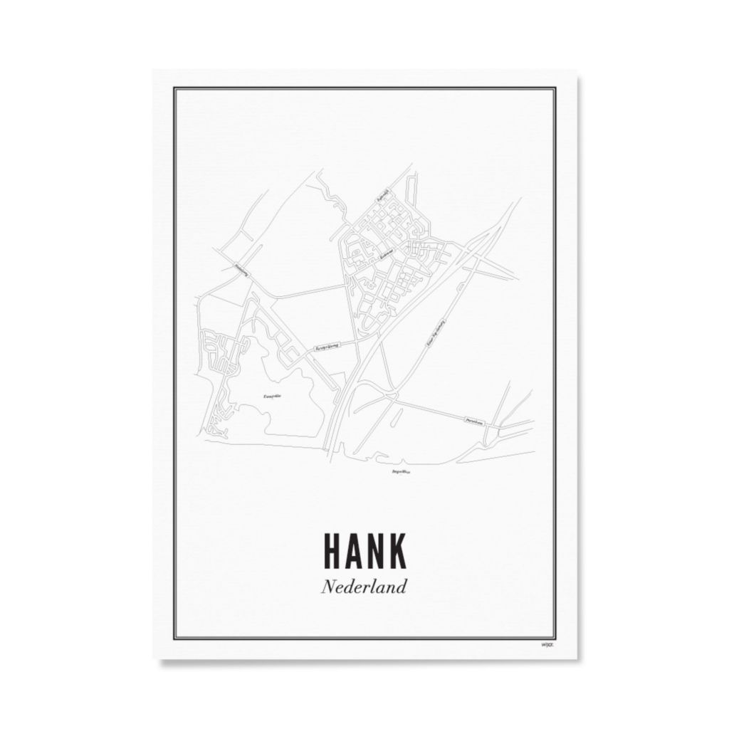 Poster van Hank - Stad | WIJCK. 
