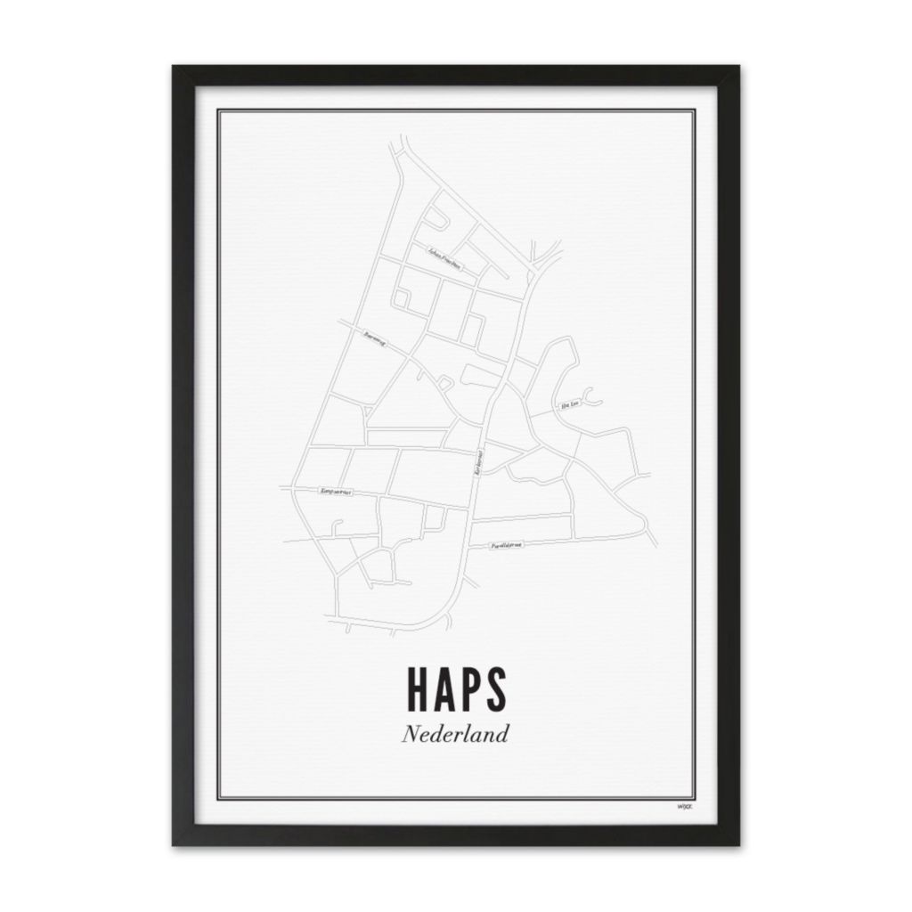 Poster van Haps - Stad | WIJCK. 