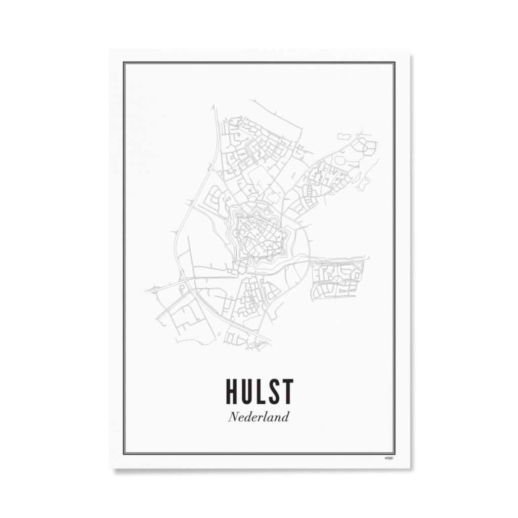 Poster van Hulst - Stad | WIJCK. 