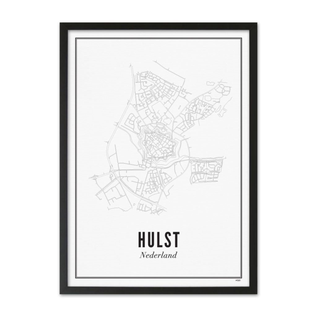 Poster van Hulst - Stad | WIJCK. 