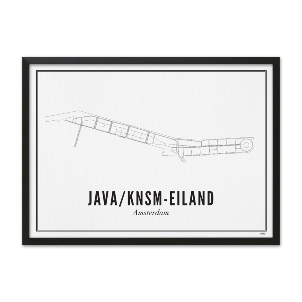 Affiches de Amsterdam - Java-eiland | WIJCK.