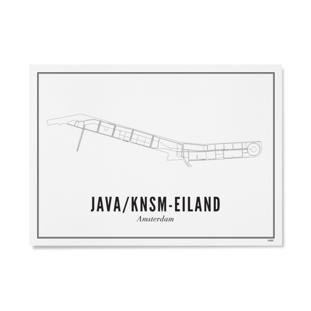 Affiches de Amsterdam - Java-eiland | WIJCK.