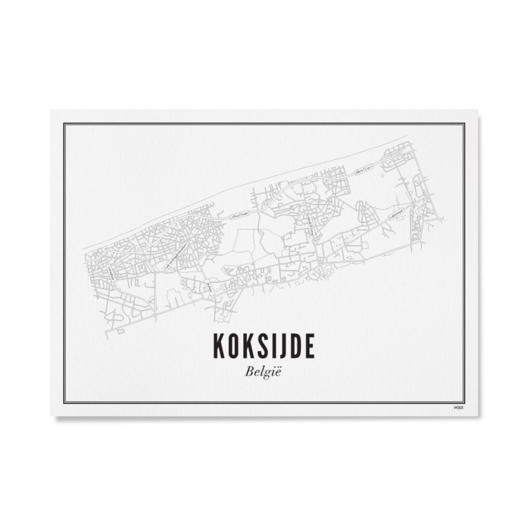 Poster of Koksijde - City | WIJCK.