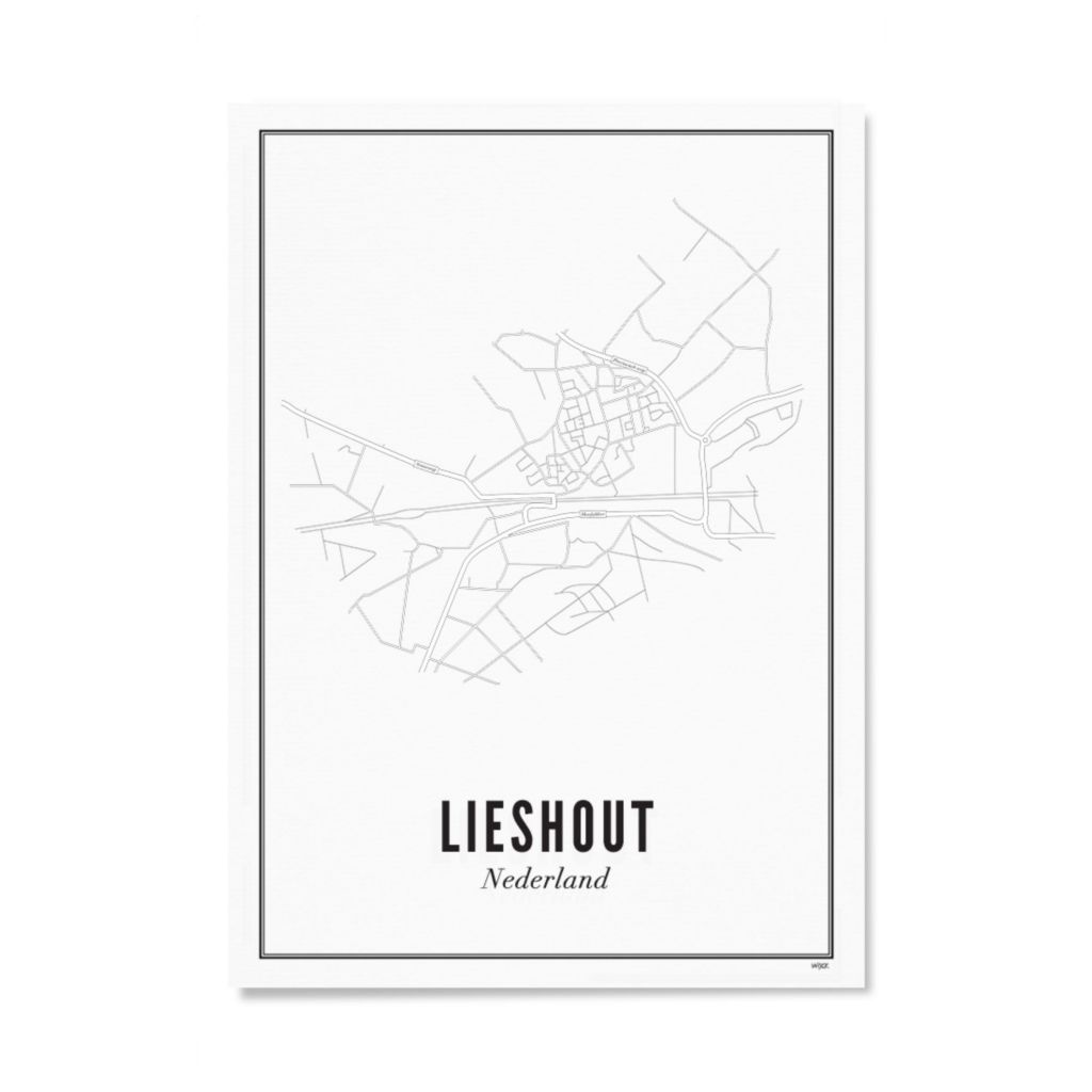 Poster van Lieshout - Stad | WIJCK. 