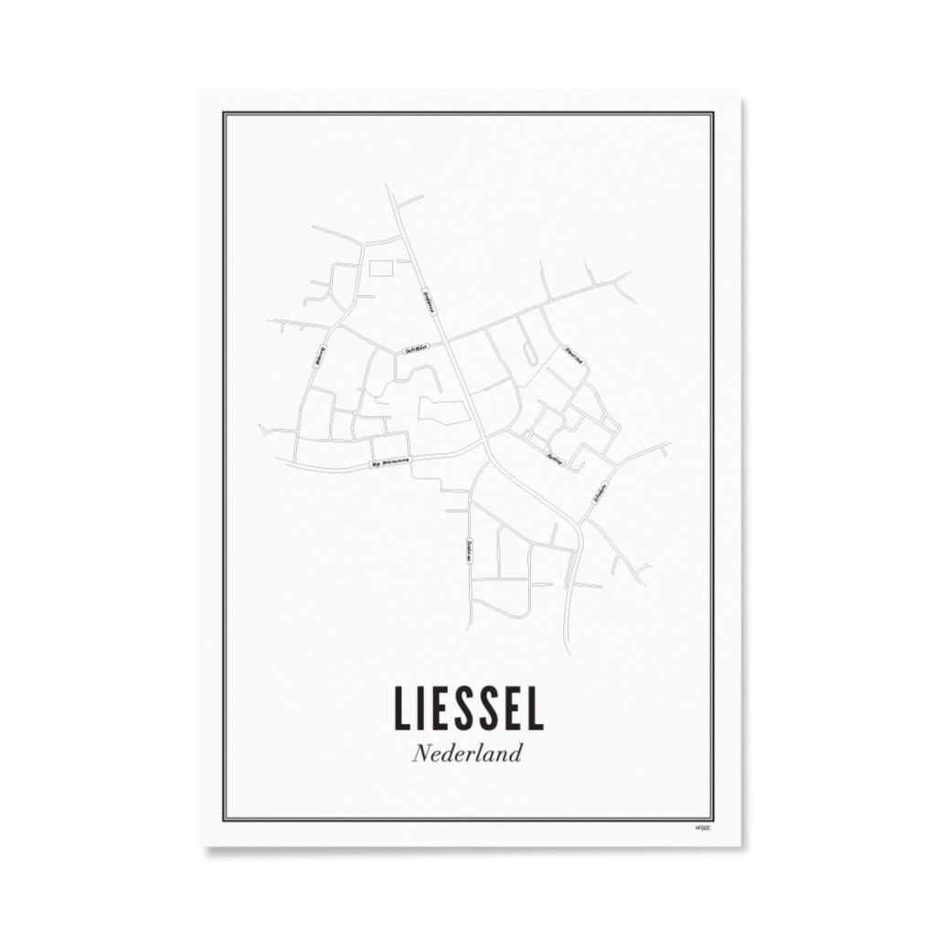 Poster von Liessel - Stadt | WIJCK.