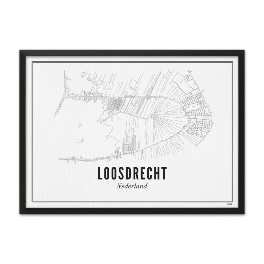 Poster van Loosdrecht - Stad | WIJCK. 