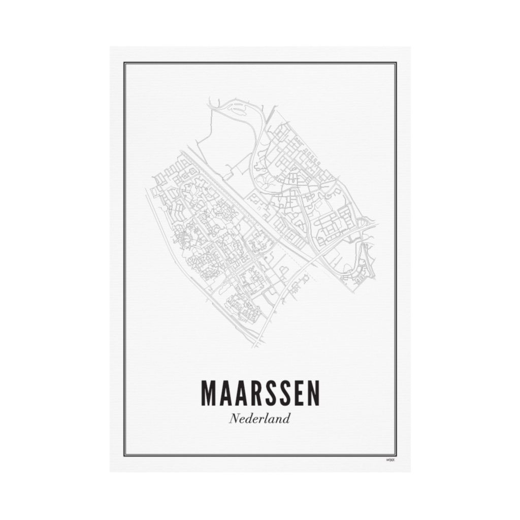 Poster of Maarssen - Stad | WIJCK.