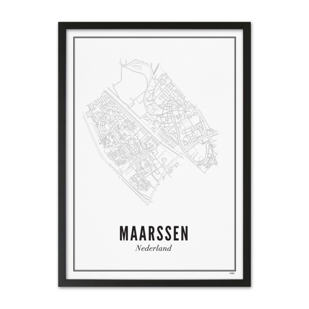 Poster of Maarssen - Stad | WIJCK.