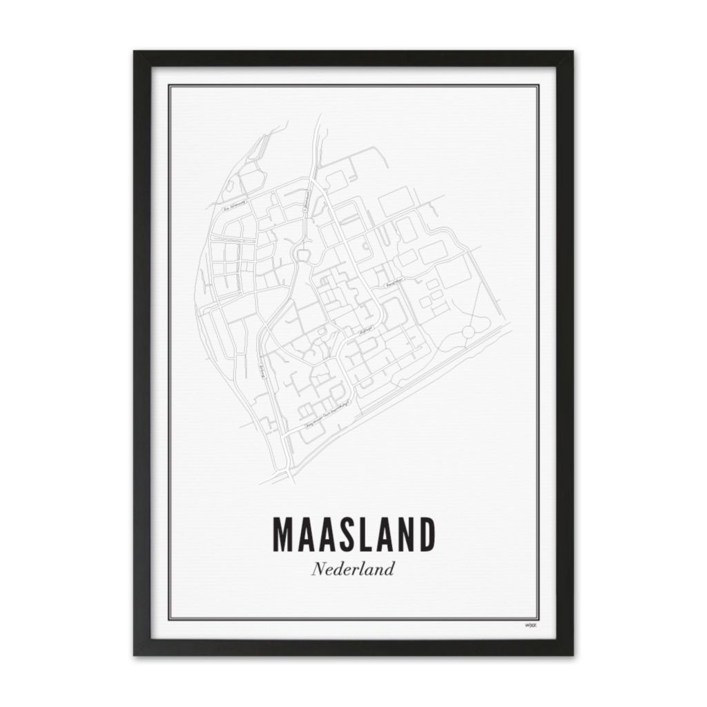 Poster van Maasland - Stad | WIJCK. 