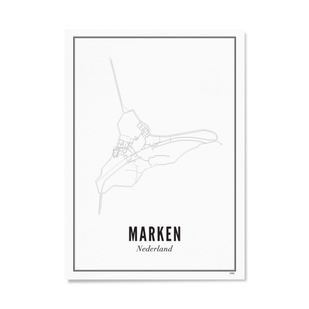 Poster van Marken - Stad | WIJCK. 