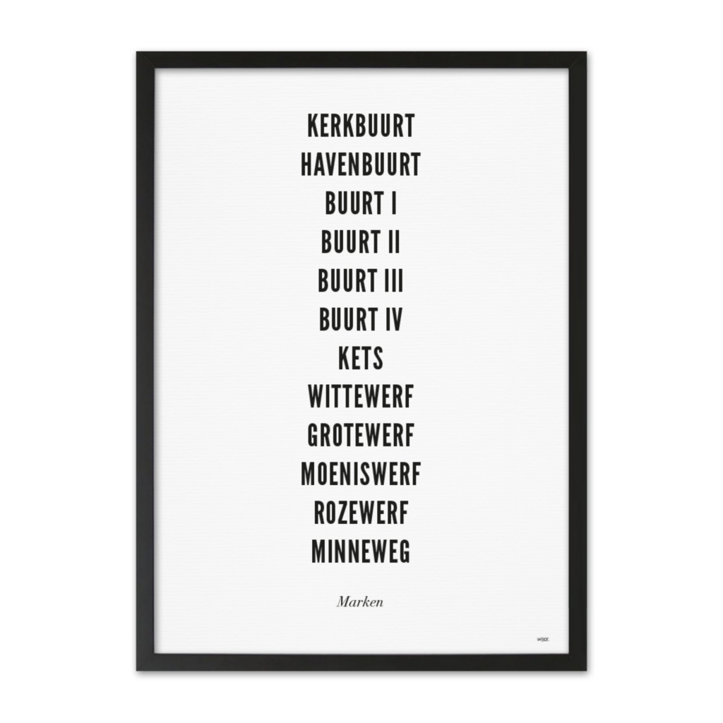 Poster von Marken - Typo | WIJCK.