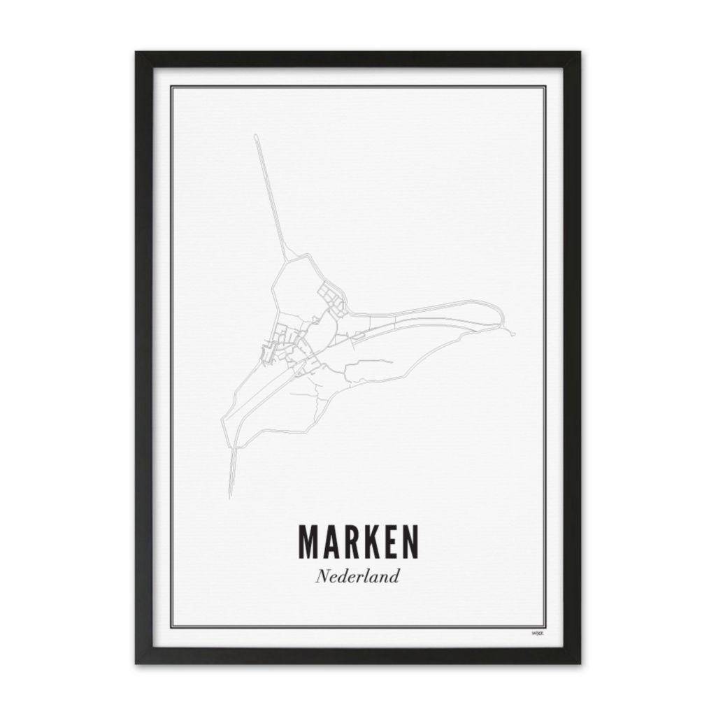 Poster van Marken - Stad | WIJCK. 