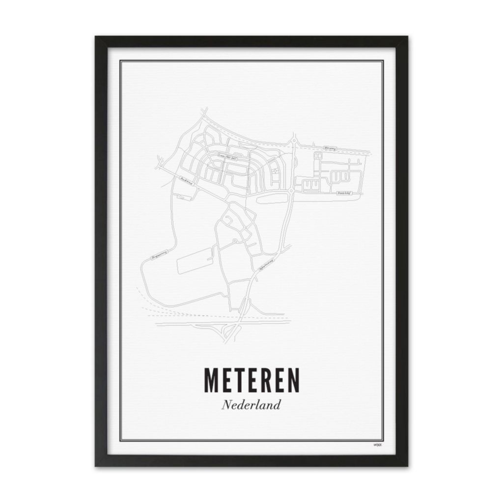 Poster van Meteren - Stad | WIJCK. 