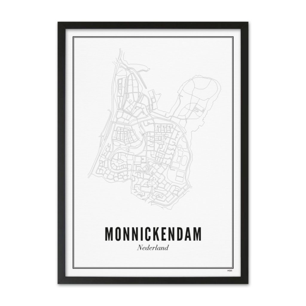 Poster von Monnickendam - Stad | WIJCK.