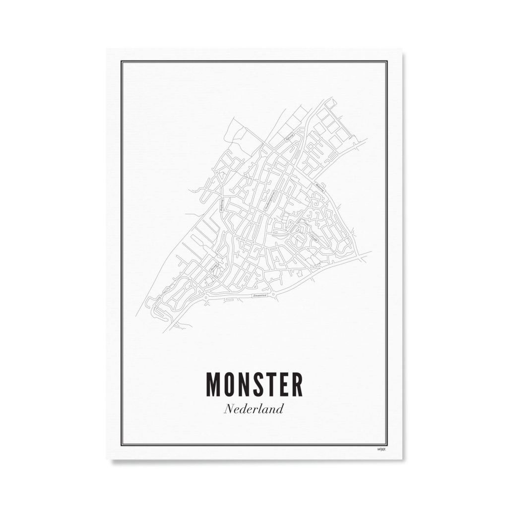 Poster of Monster - Stad | WIJCK.