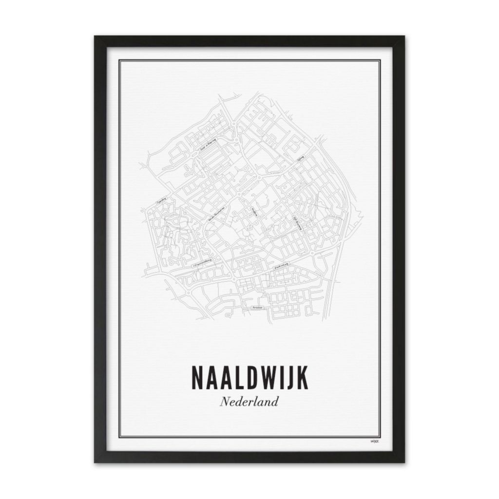 Poster of Naaldwijk - stad | WIJCK.