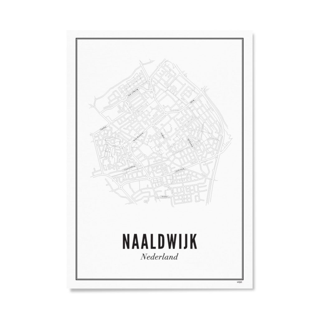 Poster of Naaldwijk - stad | WIJCK.