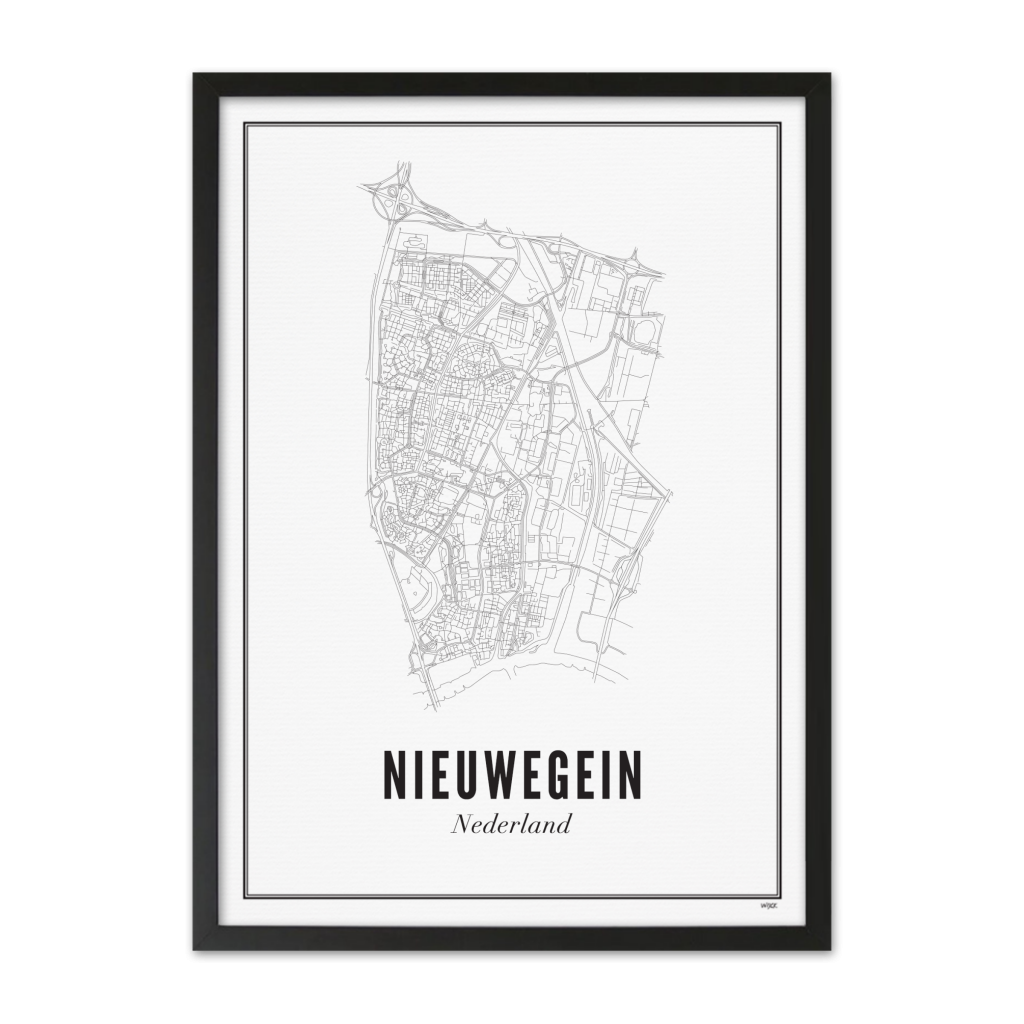 Poster von Nieuwegein - Stadt | WIJCK.