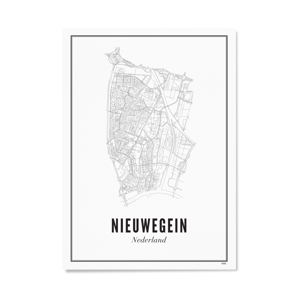 Poster von Nieuwegein - Stadt | WIJCK.