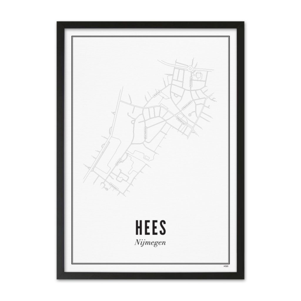 Poster of Nijmegen - Hees | WIJCK.