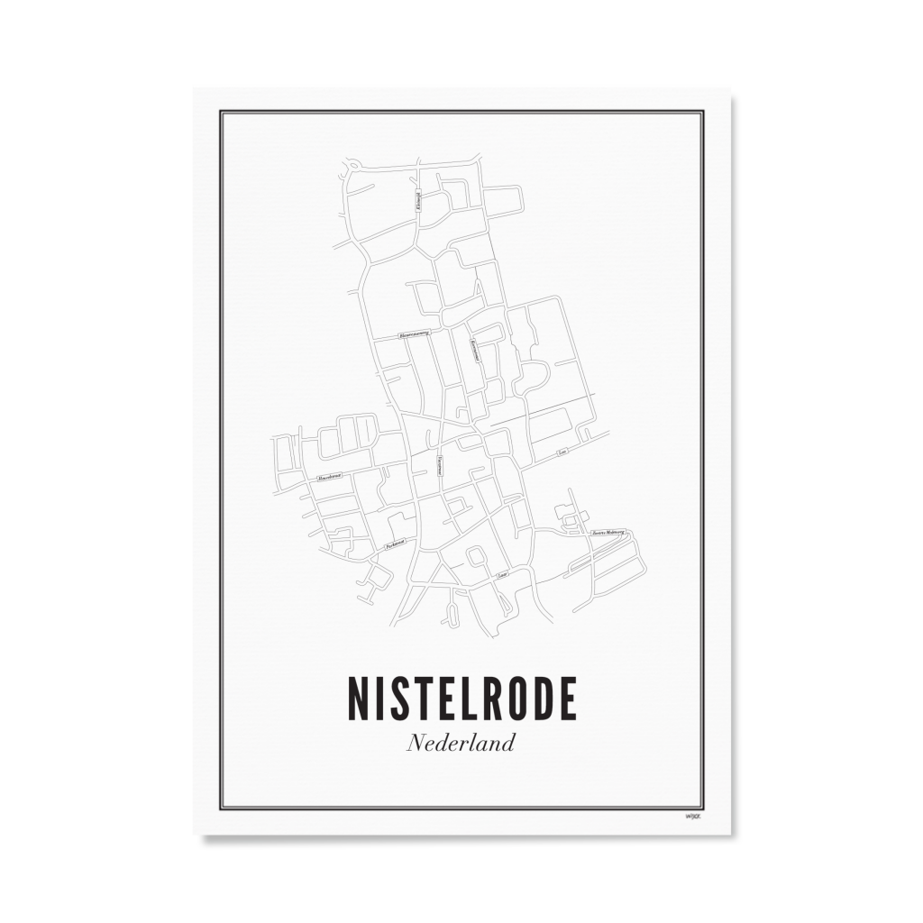 Poster of Nistelrode - City | WIJCK.