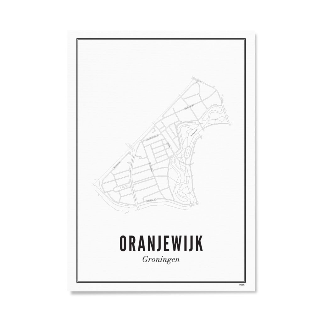 Affiches de Groningen - Oranjebuurt | WIJCK.