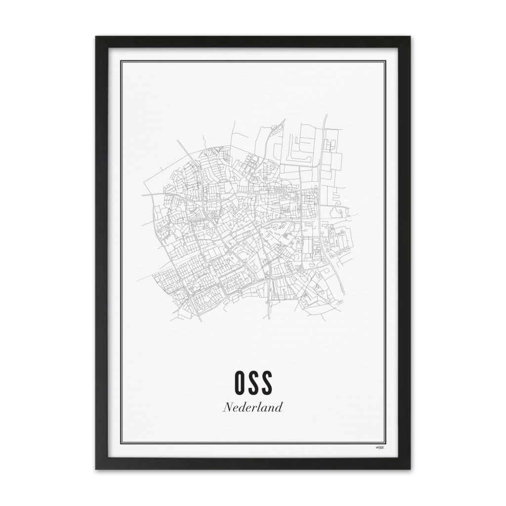 Poster van Oss - Stad | WIJCK. 
