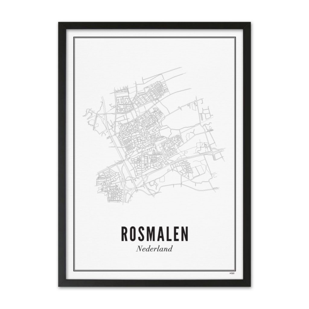 Poster of Rosmalen - City | WIJCK.