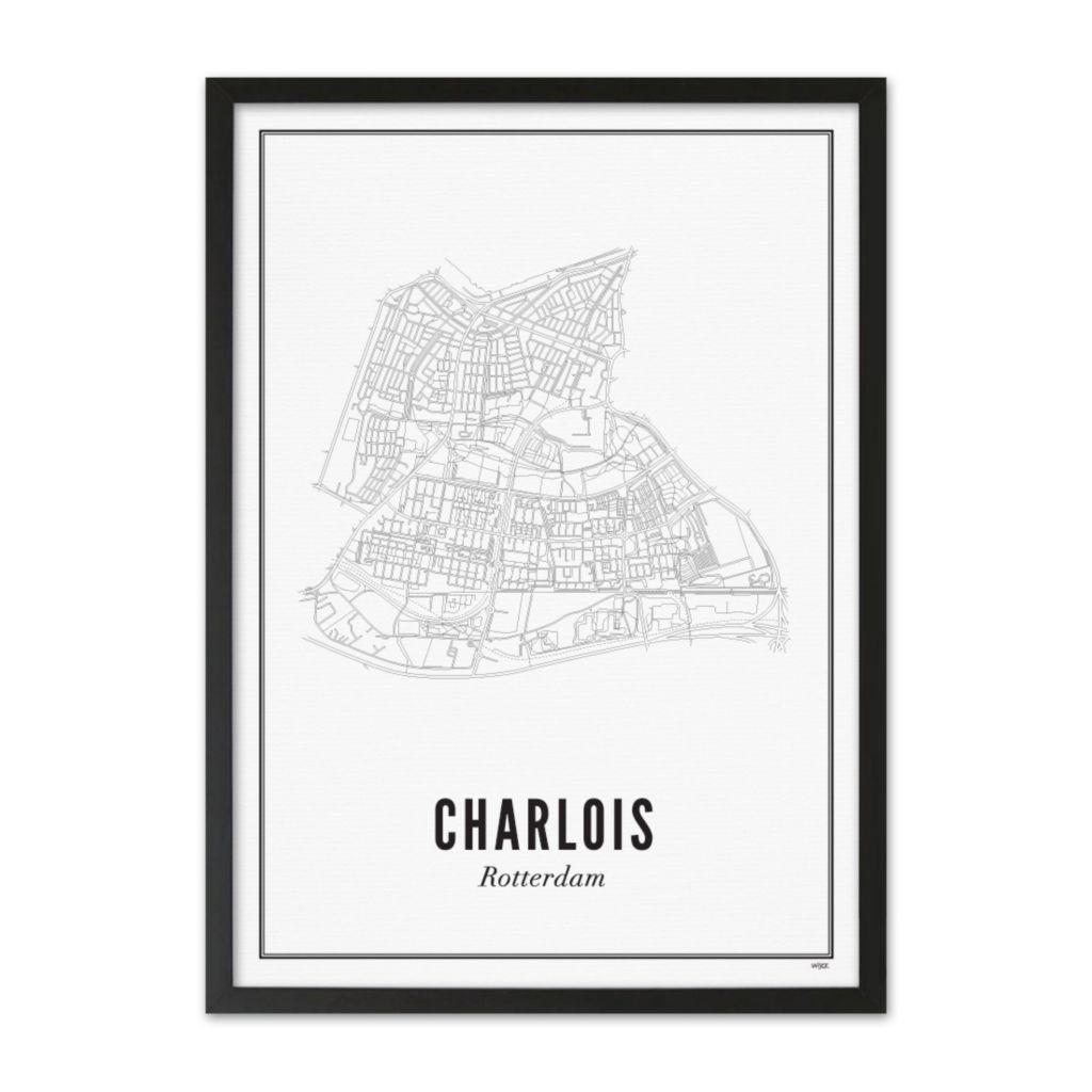 Poster von Rotterdam - Charlois | WIJCK.