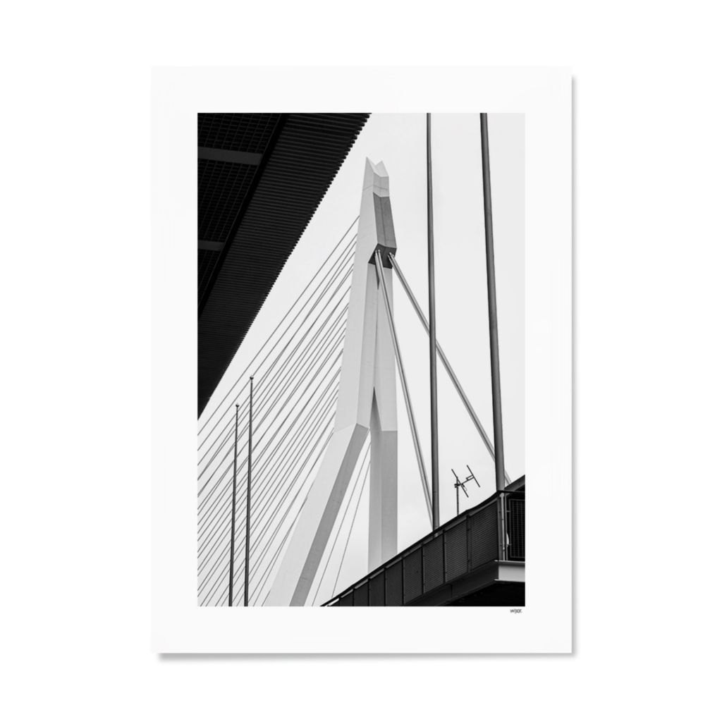 Poster von Rotterdam - Erasmusbrug | WIJCK.