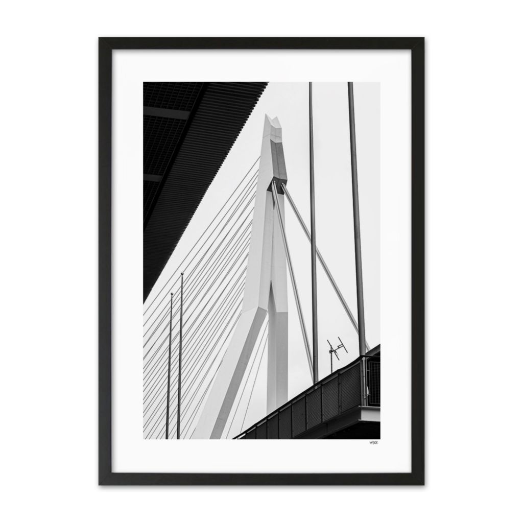 Poster von Rotterdam - Erasmusbrug | WIJCK.