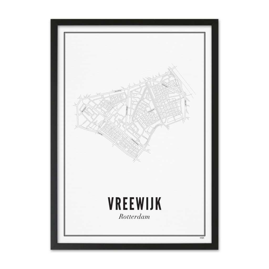 Poster van Rotterdam - Vreewijk | WIJCK. 