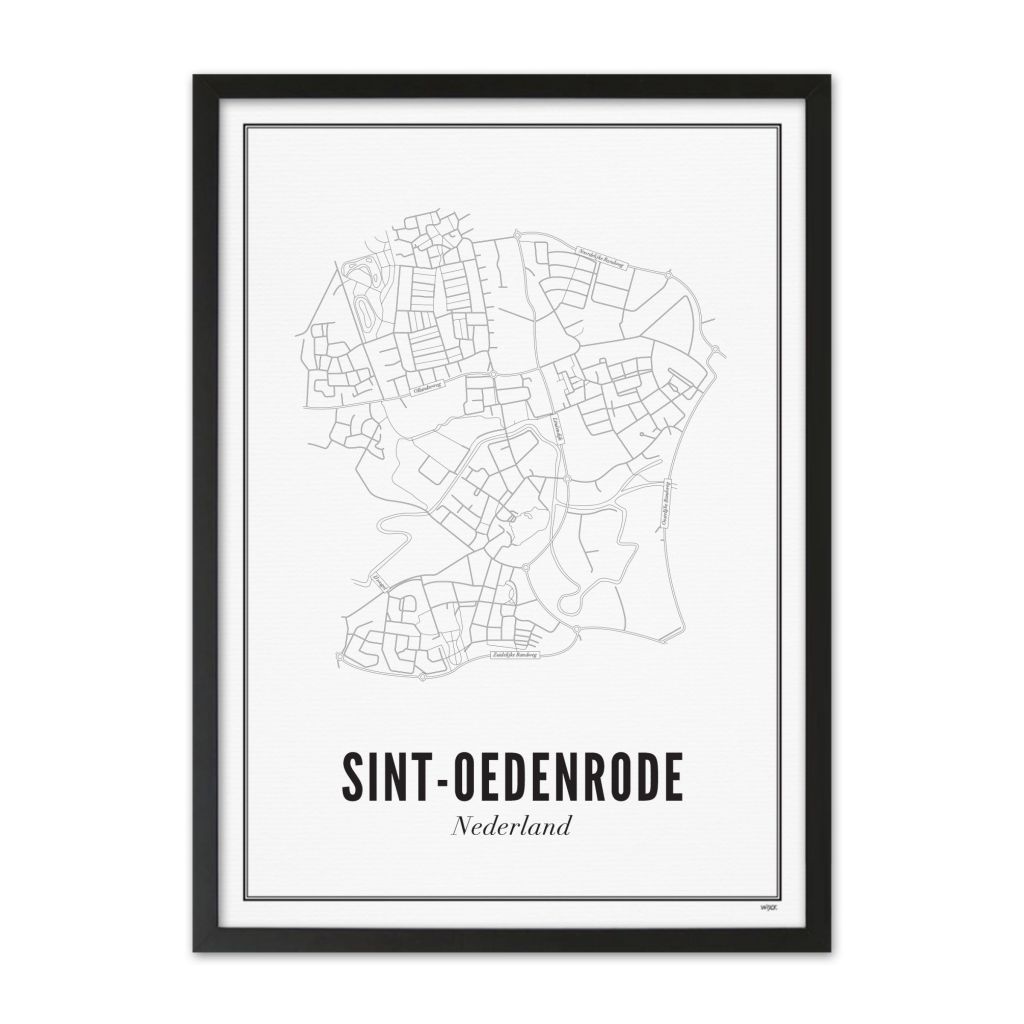 Poster van Sint Oedenrode - Stad | WIJCK. 