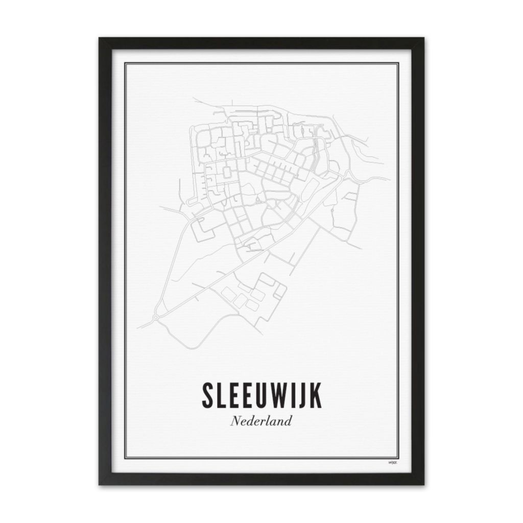 Poster of Sleeuwijk - City | WIJCK.