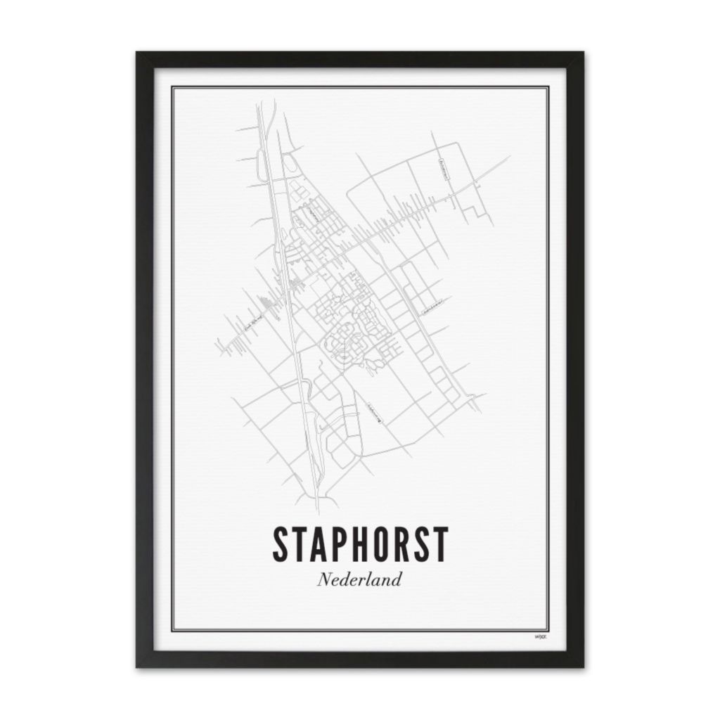 Poster von Staphorst - Stadt | WIJCK.