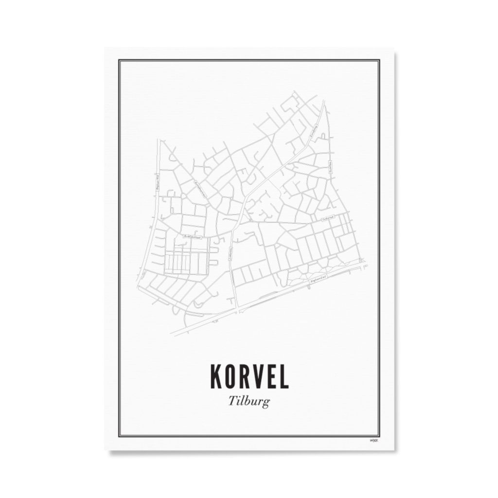 Poster von Tilburg - De Korvel | WIJCK.