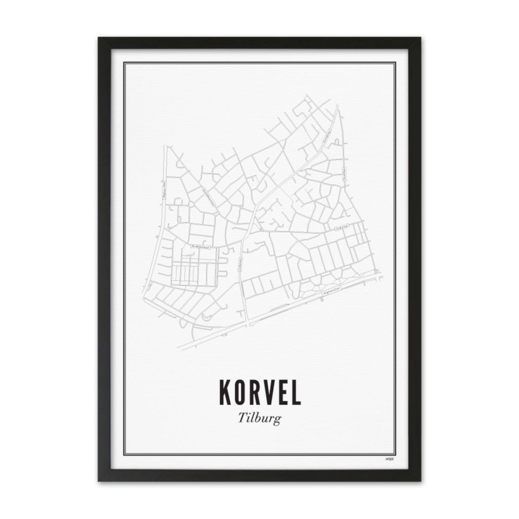 Poster von Tilburg - De Korvel | WIJCK.