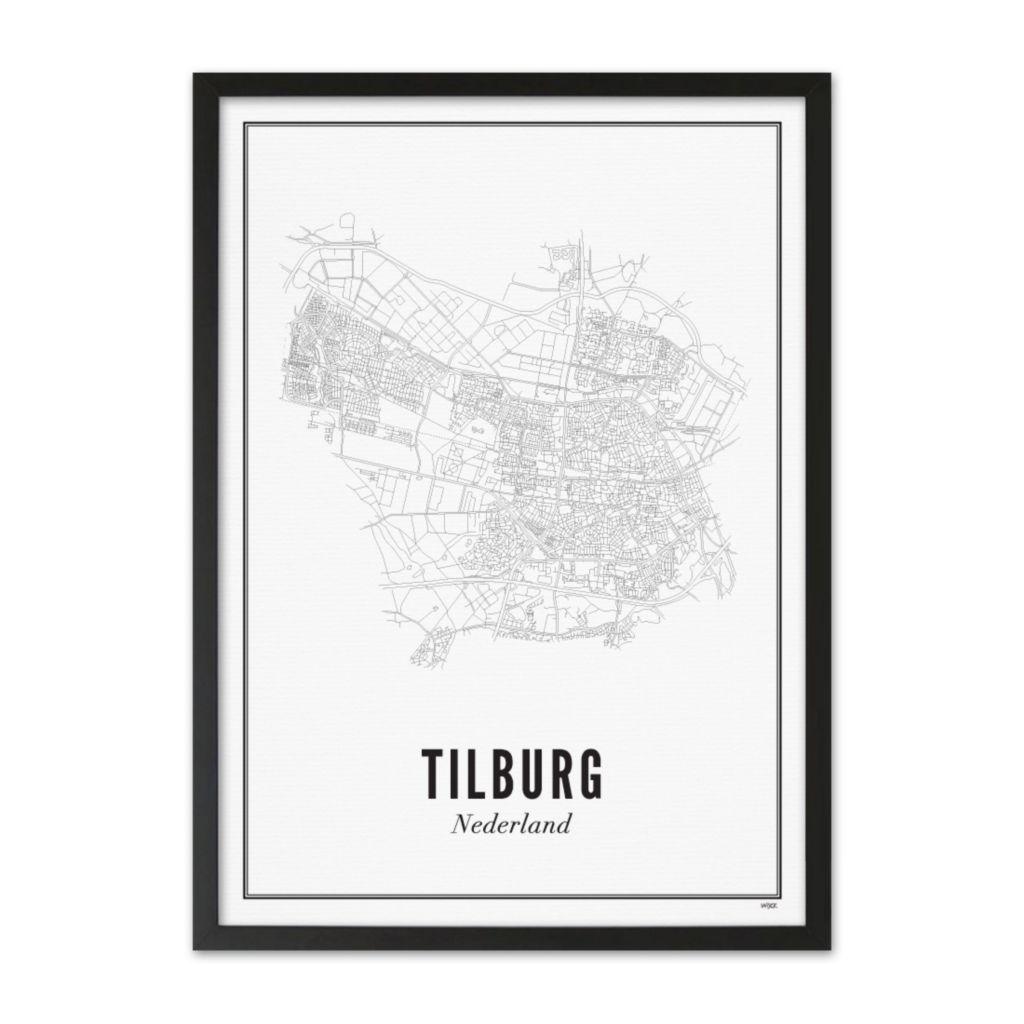 Poster van Tilburg - Stad | WIJCK. 