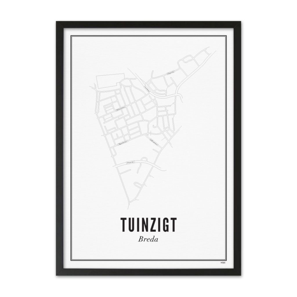 Poster of Breda -  Tuinzigt | WIJCK.