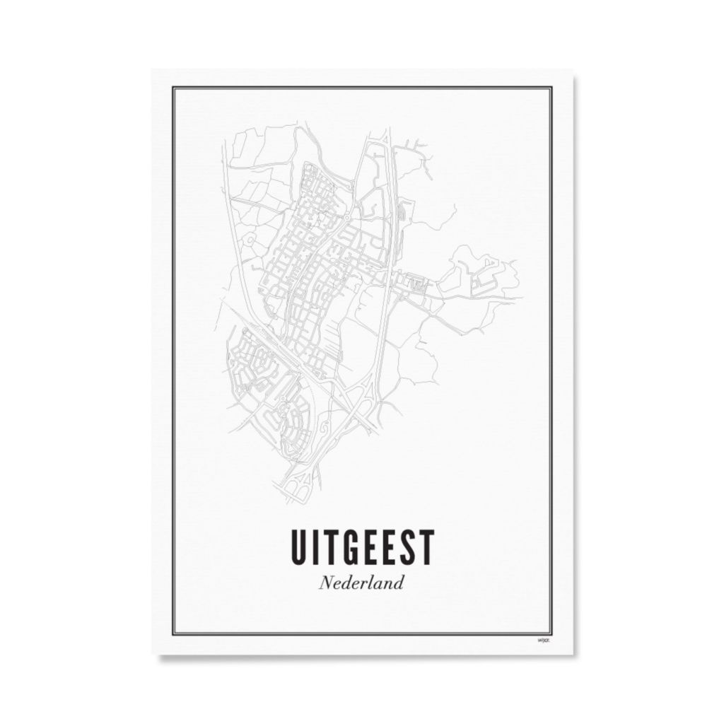 Poster of Uitgeest - City | WIJCK.