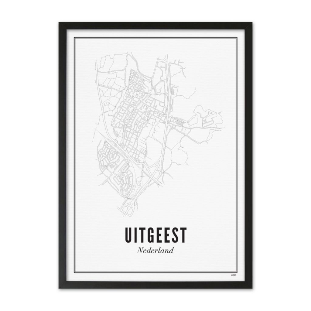 Poster of Uitgeest - City | WIJCK.
