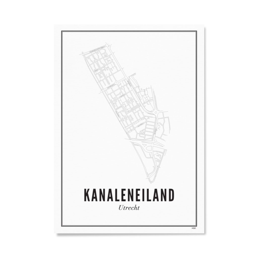 Poster of Utrecht - Kanaleneiland | WIJCK.