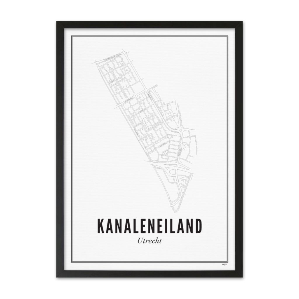 Poster of Utrecht - Kanaleneiland | WIJCK.