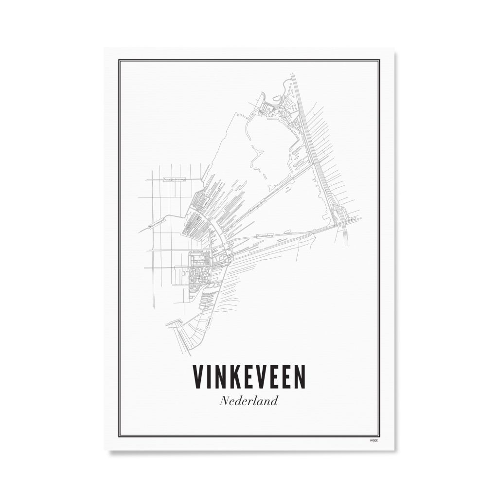 Poster von Vinkeveen - Stad | WIJCK.